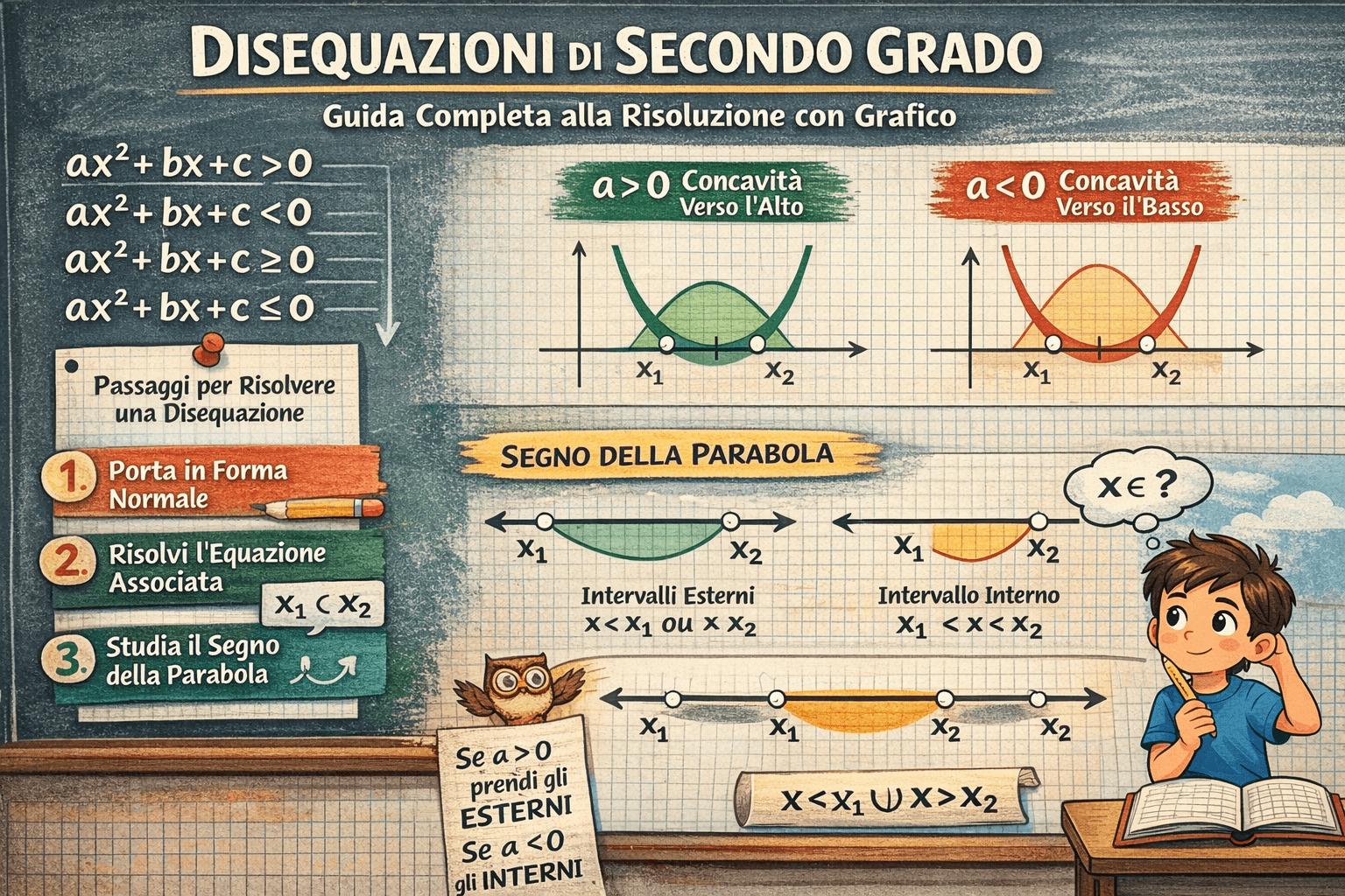 Come Risolvere Disequazioni di Secondo Grado